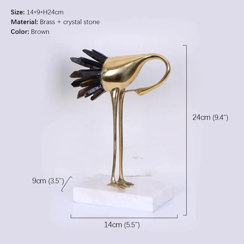 Escultura Decorativa Cisne Luxuoso – Elegância que Transforma Ambientes
