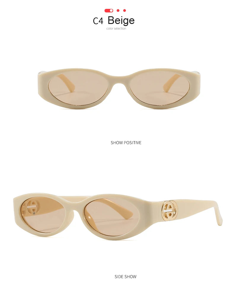 Óculos de proteção, modelo novo e moderno, óculos de sol poligonal para homens e mulheres, super estilosos e multicoloridos, óculos de sol premium com proteção UV400.