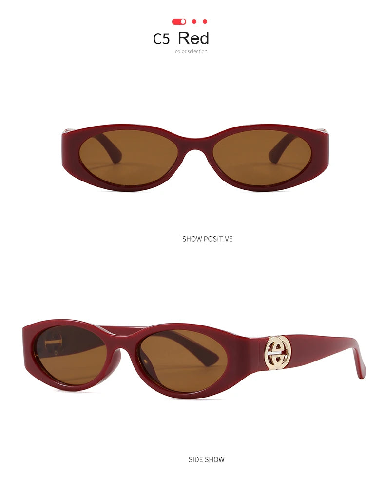 Óculos de proteção, modelo novo e moderno, óculos de sol poligonal para homens e mulheres, super estilosos e multicoloridos, óculos de sol premium com proteção UV400.