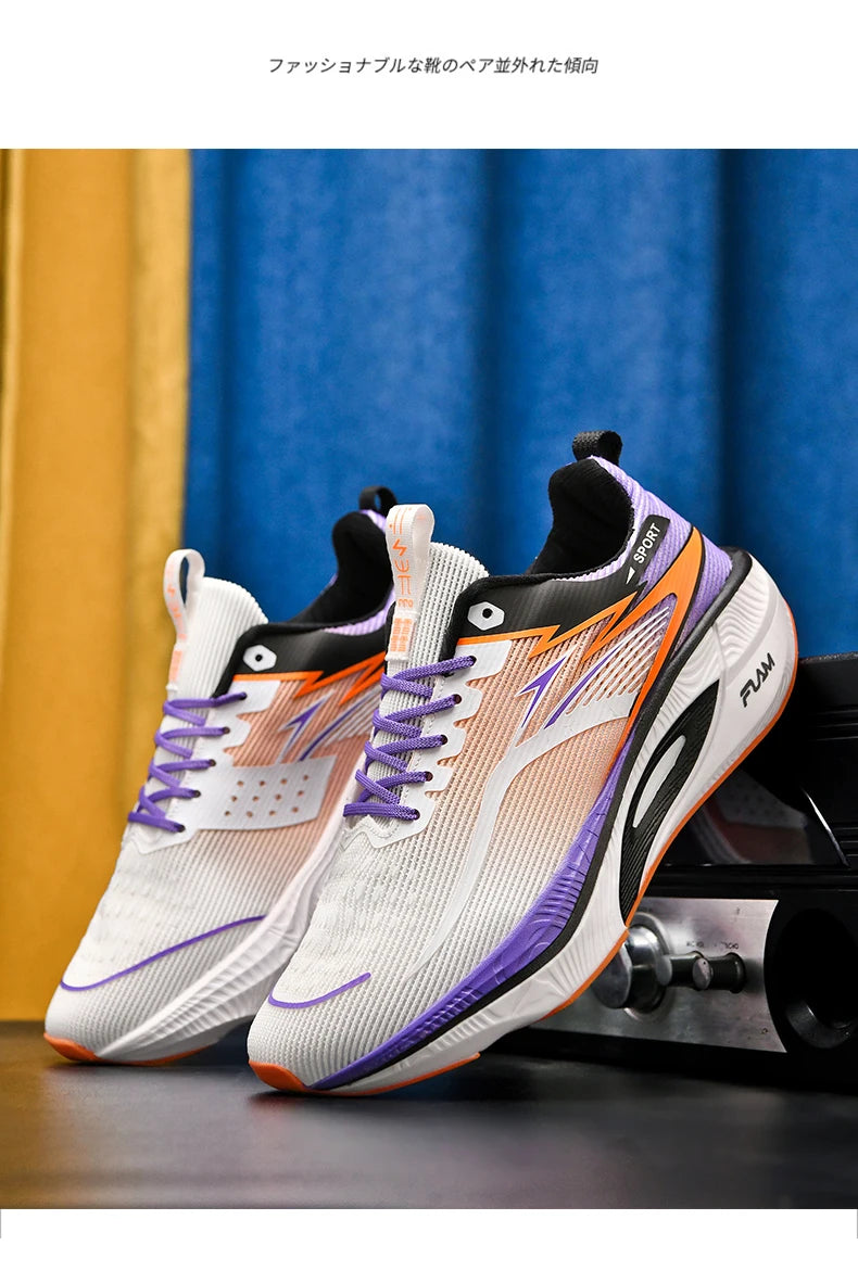 Tênis Marathon com Placa de Carbono – Desempenho, Conforto e Estilo