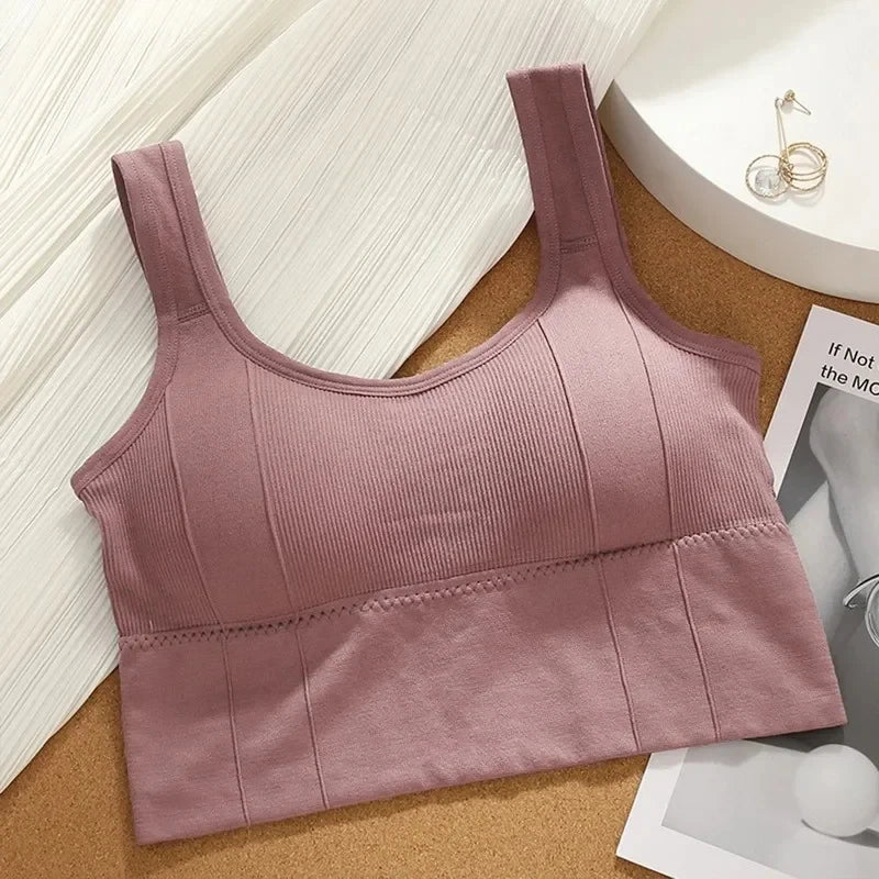 Sutiã esportivo respirável, antitranspirante, top fitness feminino sem costura, top cropped